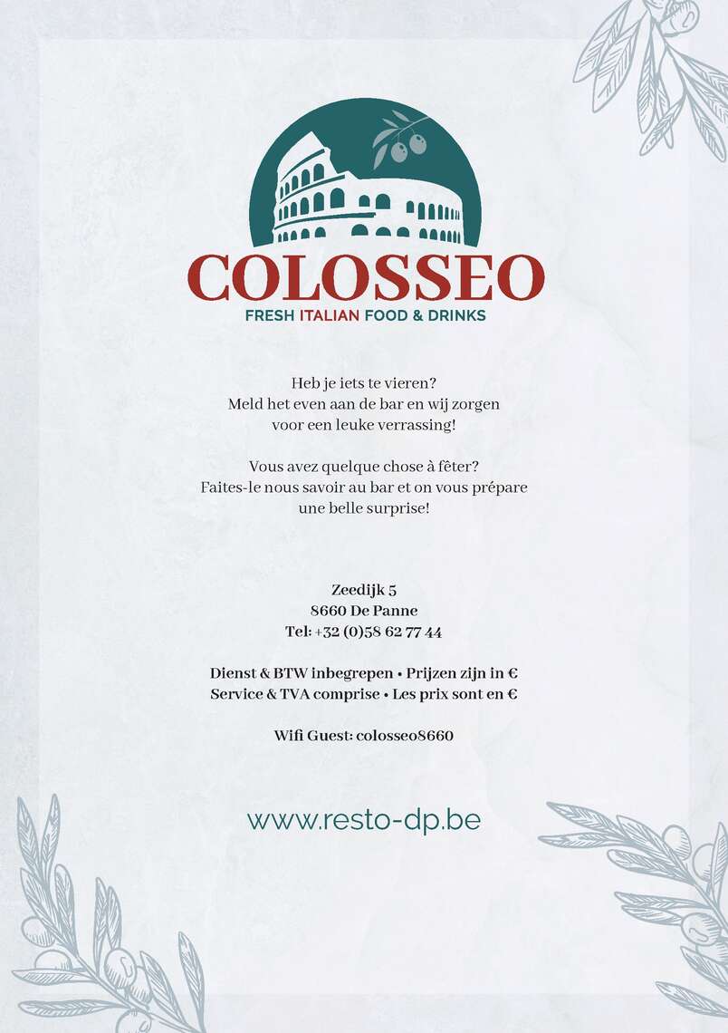 menu-ColosseoA5 (gesleept) -  - Menu