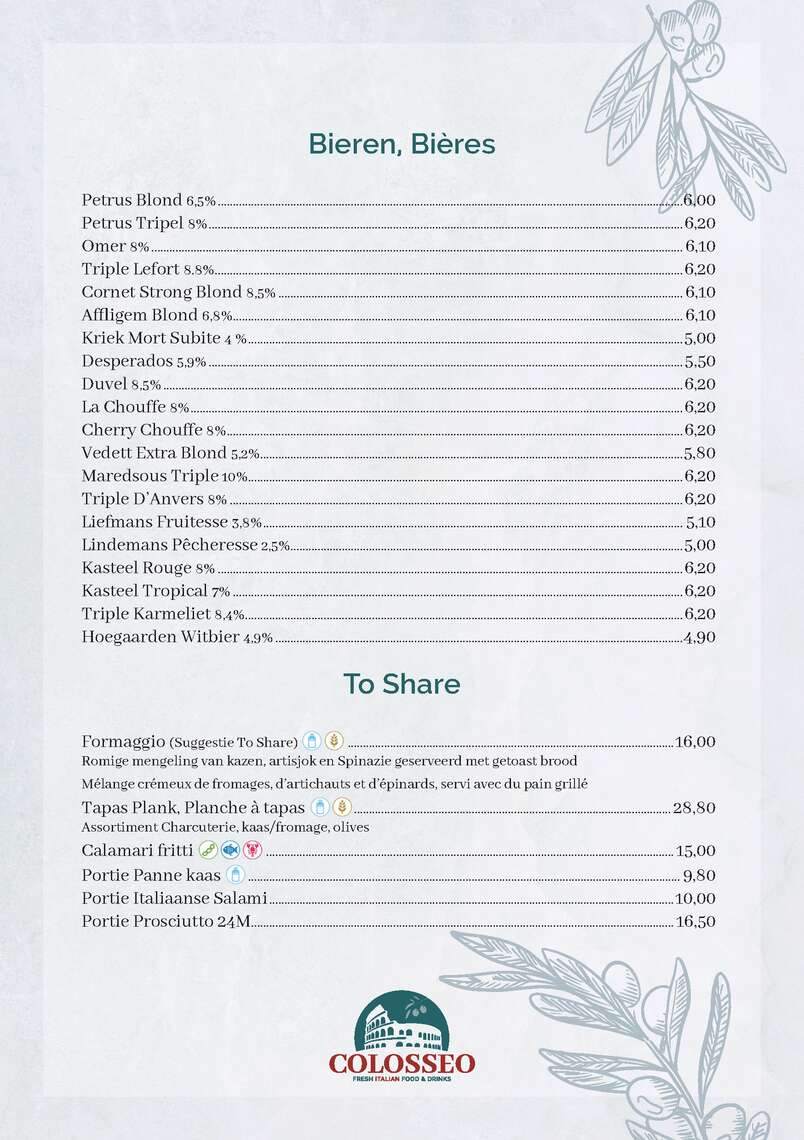 menu-ColosseoA5 (gesleept) -  - Menu