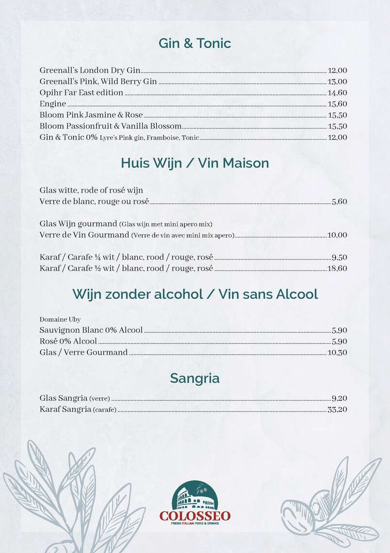 menu-ColosseoA5 (gesleept) -  - Menu
